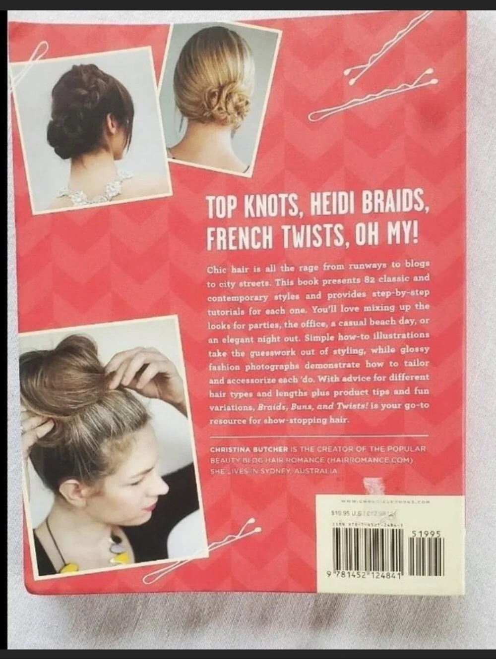 Braids, Buns, and Twists Book How to Do Your Hair Guide Hair Tutorial Book New